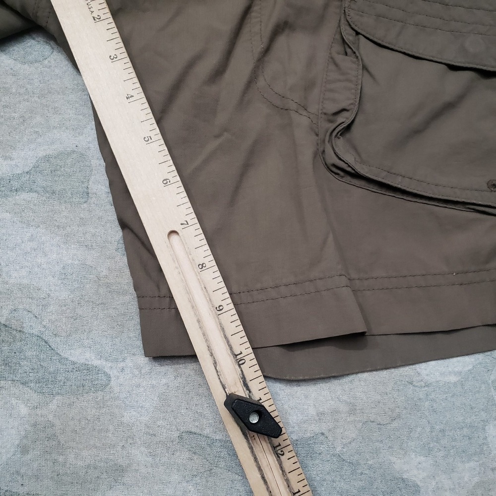 Columbia Shorts Womens 8 Green Outdoors Hiking Trail Camp Travel Cargo Pockets‎ - Picture 3 of 7
